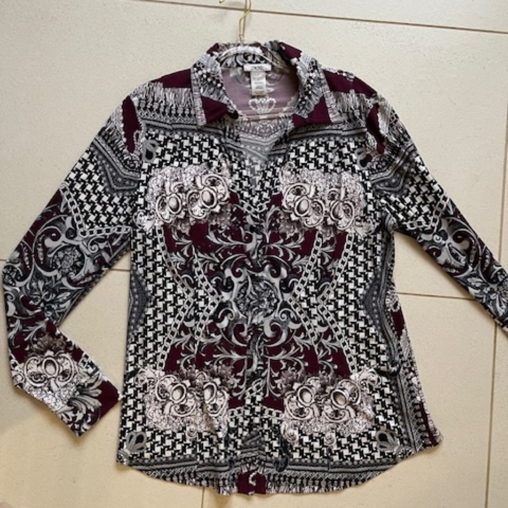 Cache Long Sleeve Blouse L